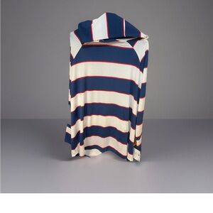 LuLaRoe Navy and White Pullover Hoodie Women’s 3X lightweight NWT